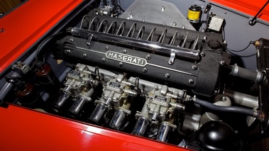 Maserati A6G 2000, rouge, moteur