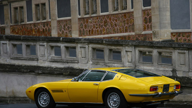 Maserati Ghibli jaune WEEAR 2008 3/4 arrière gauche