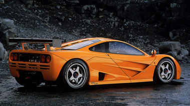 McLaren F1 LM Orange 3/4 AR