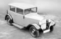 Mercedes 170 Saloon 3/4 avant droit vue de haut