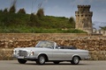 Mercedes 280SE 3.5 Convertible 3/4 avant gauche.