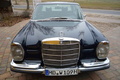 Mercedes 300 SEL 6.3 noir face avant