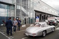 Mercedes 300 SL gris 3/4 arrière droit