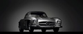 Mercedes 300 SL gris 3/4 avant droit