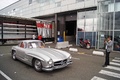 Mercedes 300 SL gris 3/4 avant droit