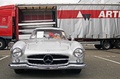 Mercedes 300 SL gris face avant