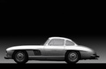 Mercedes 300 SL gris profil