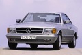 Mercedes 500 SEC gris 3/4 avant gauche 2