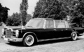 Mercedes 600 Pullman, noire, Papamobile, 3-4 avg