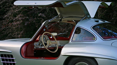 Mercedes Benz 300 SL Argent Détail 