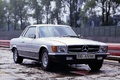 Mercedes Benz 450 SLC 5.0 grise 3/4 AV 2