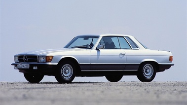 Mercedes Benz 450 SLC 5.0 grise 3/4 AV