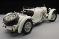 Mercedes SSK blanc 3/4 arrière droit