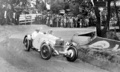 Mercedes SSK blanc 3/4 avant droit