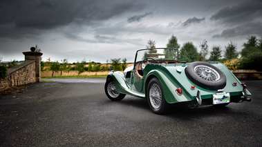 Morgan plus 4 1967 BRG 3/4 arrière gauche