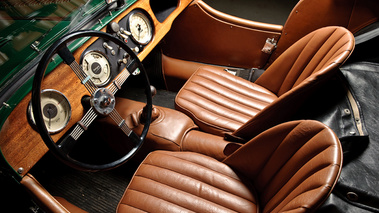 Morgan Plus 4 1967 BRG intérieur