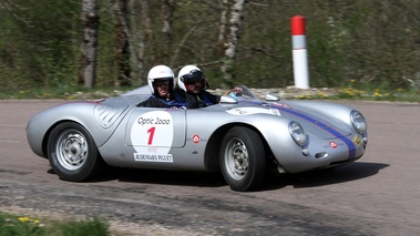 Porsche 550 RS Spyder, gris, latéral droit