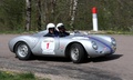 Porsche 550 RS Spyder, gris, latéral droit