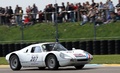 Porsche 904, blanche 3/4 avant droit