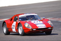 Porsche 904 GTS rouge/gris Tour Auto 2009 3/4 avant droit