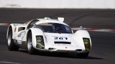 Porsche 906 blanc Tour Auto 2009 3/4 avant droit