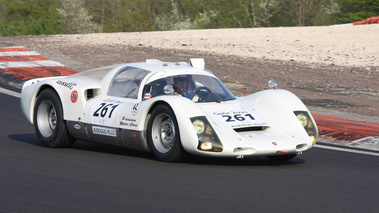 Porsche 906 blanc Tour Auto 2009 3/4 avant droit