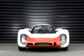 Porsche 908 blanc face avant