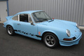 Porsche 911 3.0RS bleue Gulf 3/4 avant gauche