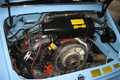 Porsche 911 3.0RS bleue Gulf moteur