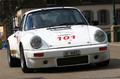 Porsche 911 Carrera 3.0 RS blanche/doré Tour Auto 2008 face avant
