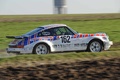Porsche 911 SC RS blanc 3/4 arrière droit filé