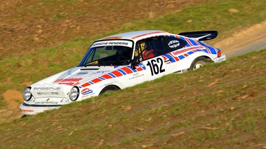 Porsche 911 SC RS blanc 3/4 avant gauche filé penché