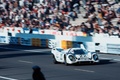 Porsche 917 blanc 3/4 avant droit filé