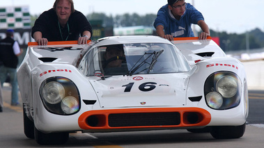 Porsche 917 blanc Le Mans Classic 2008 face avant