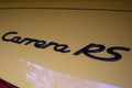 Porsche 993 Carrera RS jaune logo 