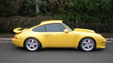 Porsche 993 Carrera RS jaune profil