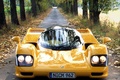 Porsche Dauer 962 jaune face avant 