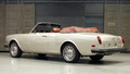 Rolls Royce Corniche I blanc 3/4 arrière gauche