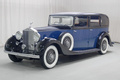 Rolls Royce Phantom III bleu/noir 3/4 avant gauche