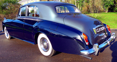 Rolls Royce Silver Cloud III grise 3/4 arrière gauche