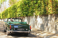 Rolls Royce Silver Shadow Drophead Coupe Mulliner Park Ward verte 3/4 arrière gauche travelling