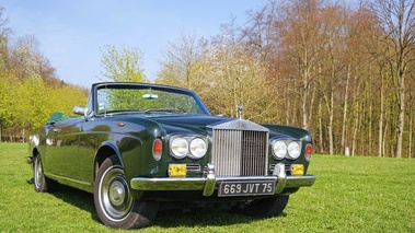 Rolls Royce Silver Shadow Drophead Coupe Mulliner Park Ward verte 3/4 avant droit 4