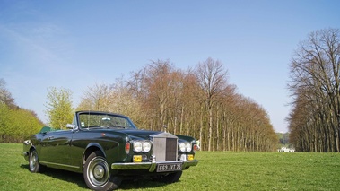 Rolls Royce Silver Shadow Drophead Coupe Mulliner Park Ward verte 3/4 avant droit 5