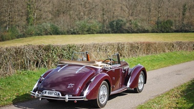 Talbot-Lago T26 Record cabriolet bordeaux 3/4 arrière droit 2