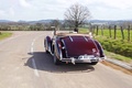 Talbot-Lago T26 Record cabriolet bordeaux 3/4 arrière gauche travelling 3