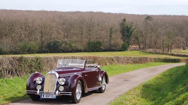 Talbot-Lago T26 Record cabriolet bordeaux 3/4 avant gauche 2