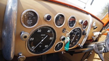 Talbot-Lago T26 Record cabriolet bordeaux compteurs