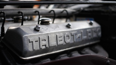 Talbot-Lago T26 Record cabriolet bordeaux logo moteur