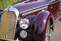 Talbot-Lago T26 Record cabriolet bordeaux phares avant