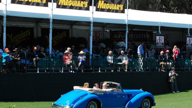 Talbot Lago 1947, bleue, 3-4 ard